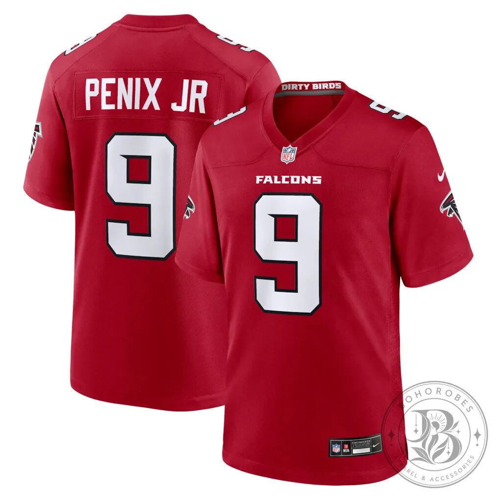 Michael Penix Jr. Atlanta Falcons Red Game Day Football Jersey