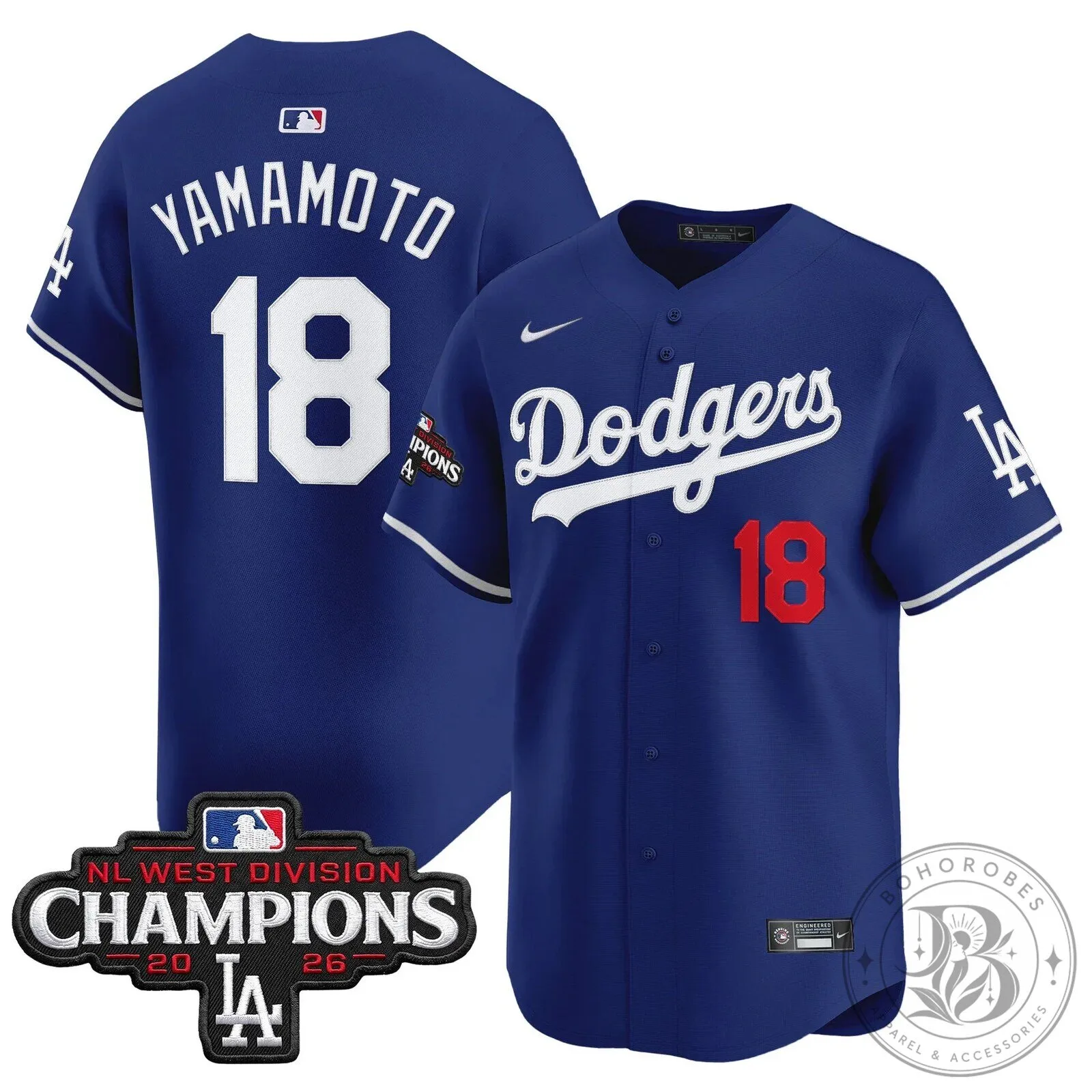 Shohei Ohtani Los Angeles Dodgers NL West Division Champions Baseball Jersey 66 Shohei Ohtani Los Angeles Dodgers NL West Division Champions Baseball Jersey