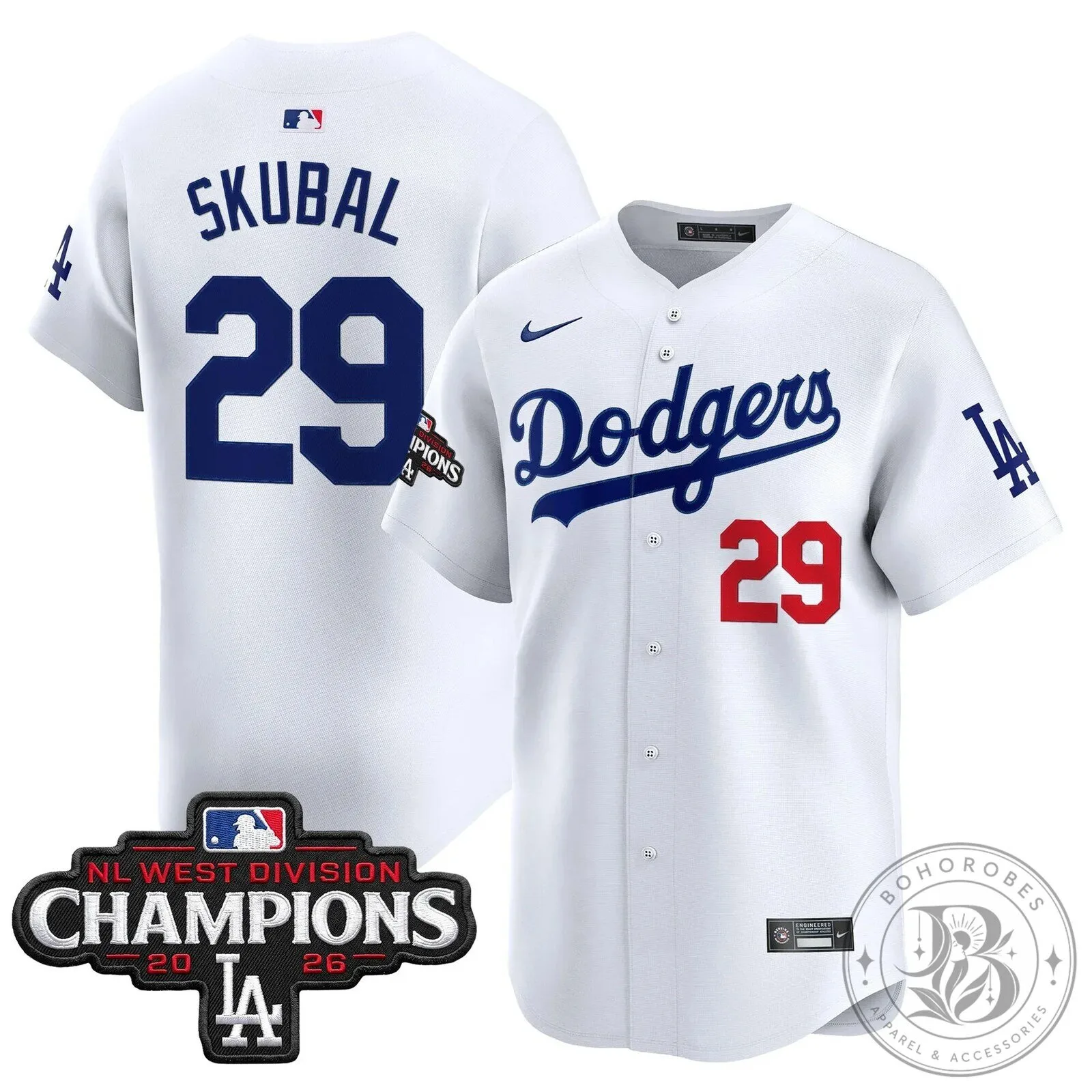 Shohei Ohtani Los Angeles Dodgers NL West Division Champions Baseball Jersey 117 Shohei Ohtani Los Angeles Dodgers NL West Division Champions Baseball Jersey