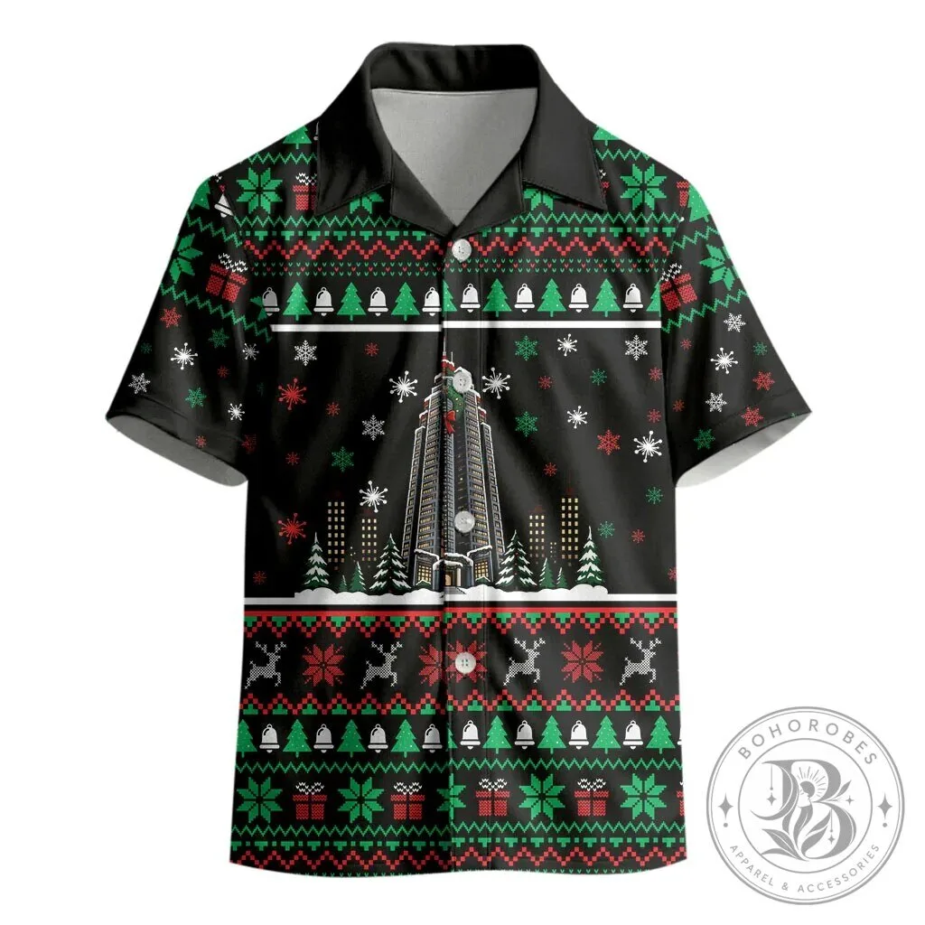 Nakatomi Plaza Christmas Party Ugly Sweater Style Kids Hawaiian Shirt 9 Nakatomi Plaza Christmas Party Ugly Sweater Style Kids Hawaiian Shirt